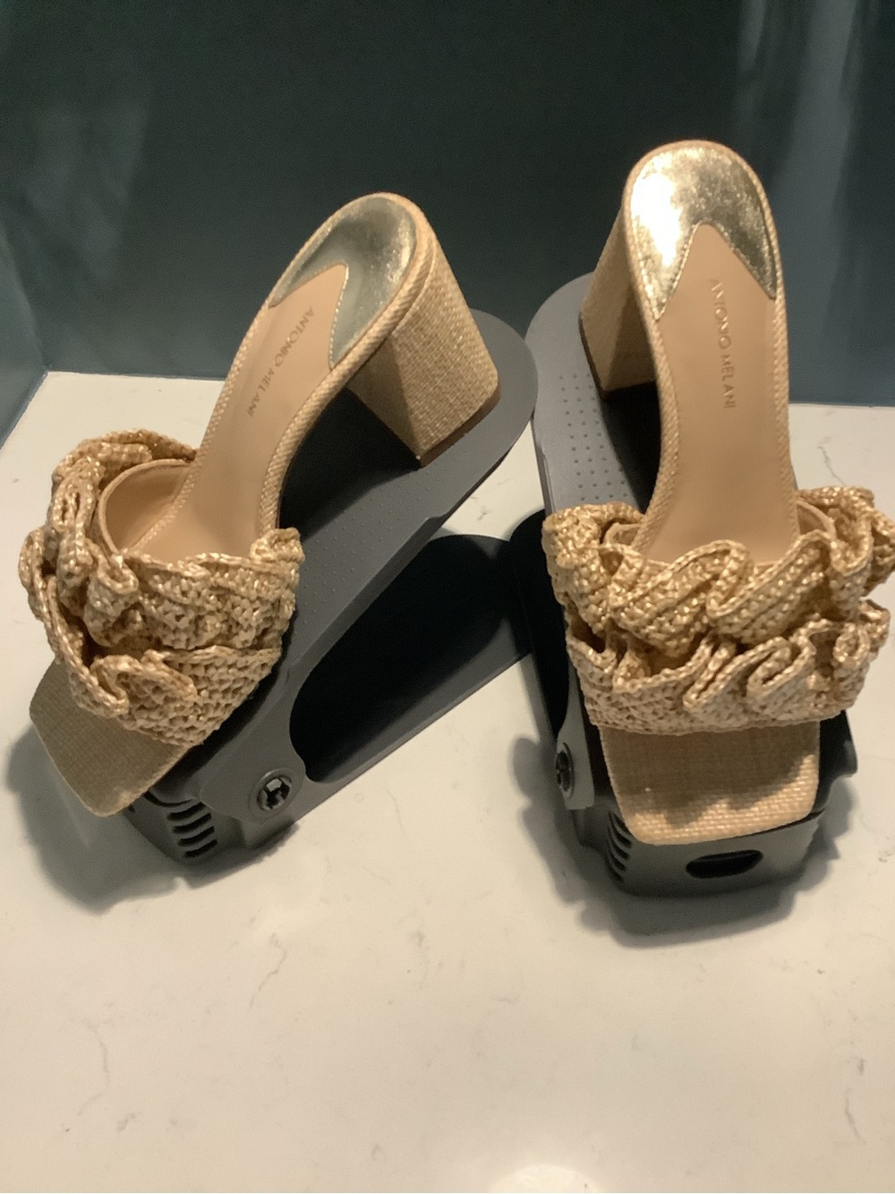 ANTONIO MELANI Natural Pollie Sandal